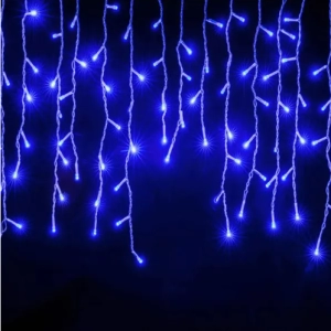 CASCATA 200 LEDS FIXA FIO BRANCO 4,00X0,5M 8W 220V AZ - REMANCI