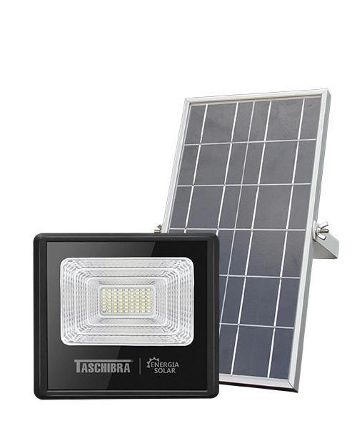 Refletor Led Solar Tr Sun 25w 6500k PT - Taschibra