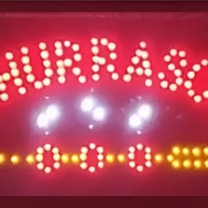 PAINEL CHURRASCO 8V 145 LEDs 48X25CM RGB 220V - MUNDILUX